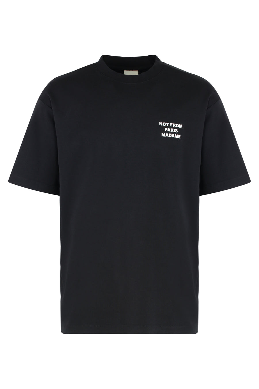 T-Shirt Slogan Cotton Black T-shirts