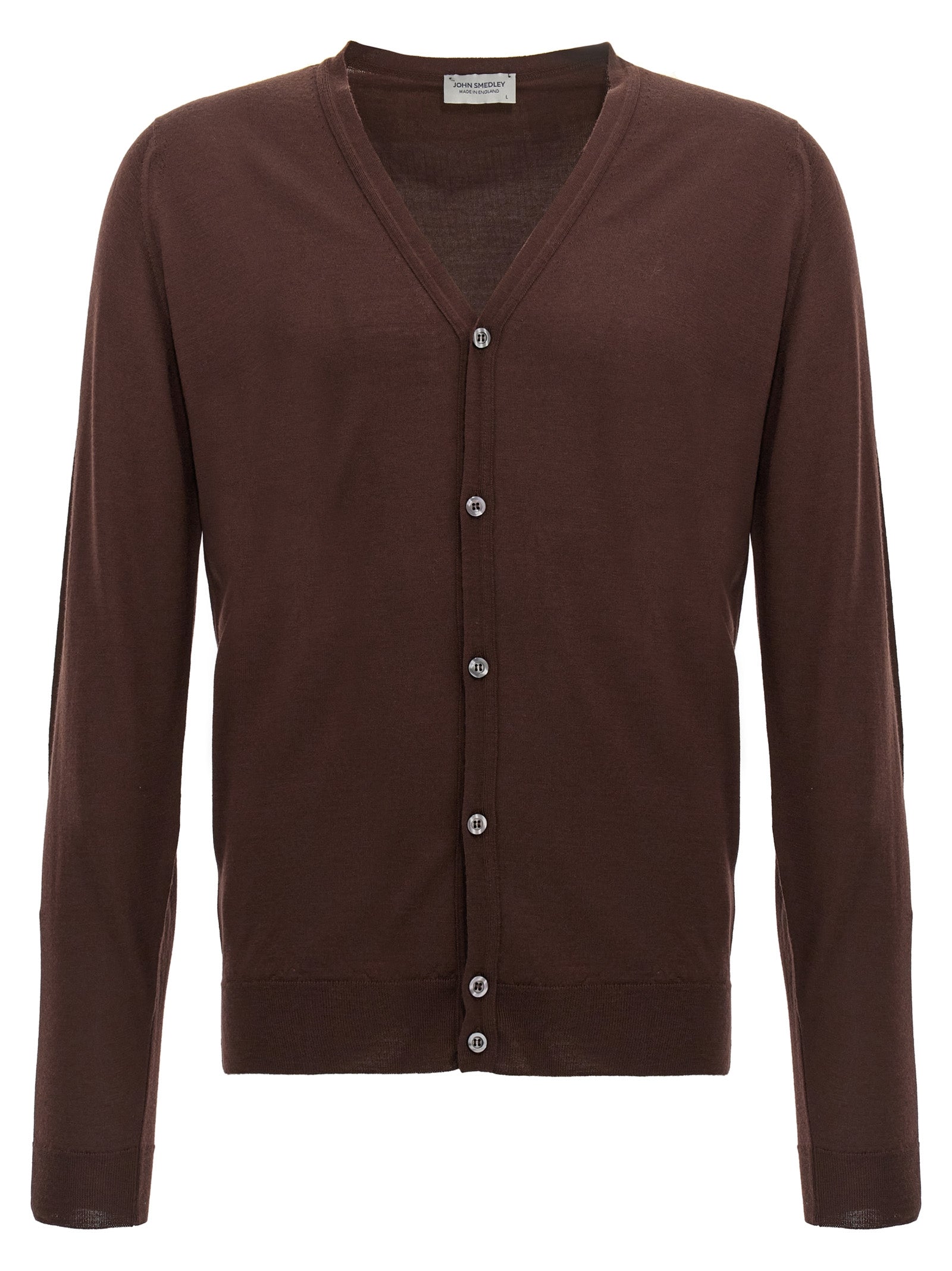 Petworth cardigan Brown Wool Sweater, Cardigans