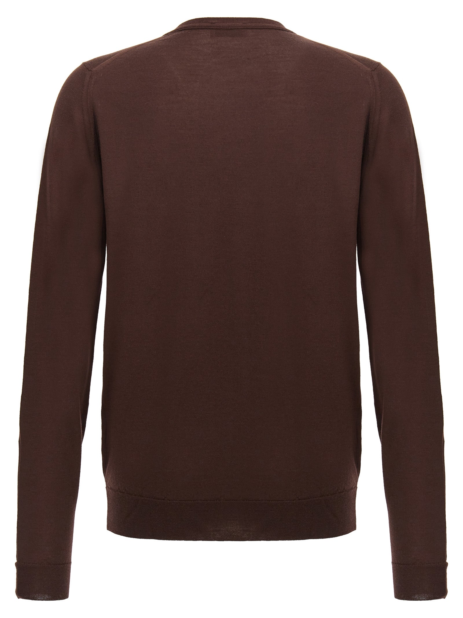 Petworth cardigan Brown Wool Sweater, Cardigans