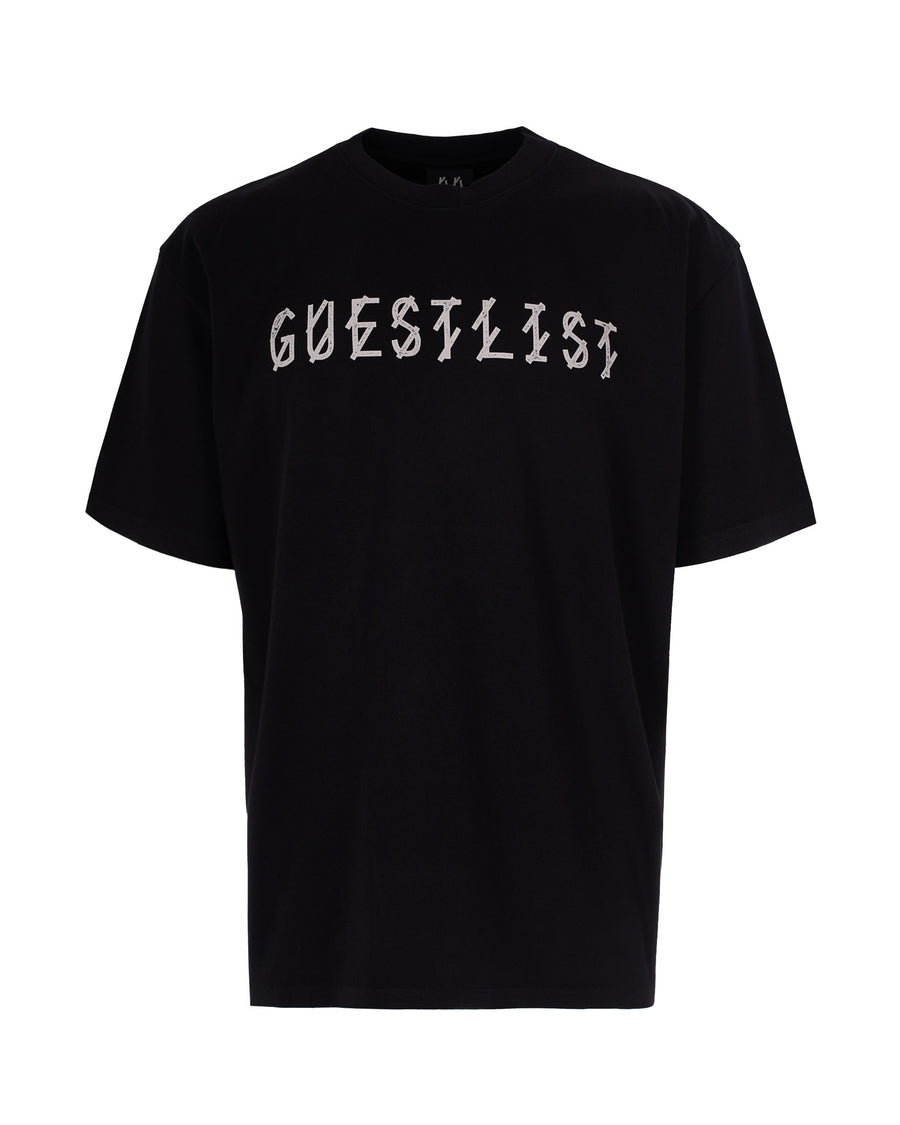 T-Shirt Guestlist Black Cotton T-shirts