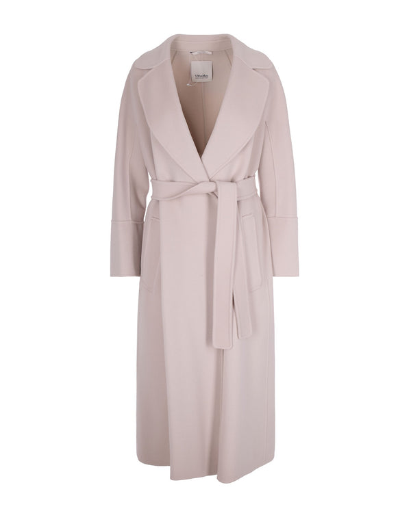 Long Wrap Coat Sand