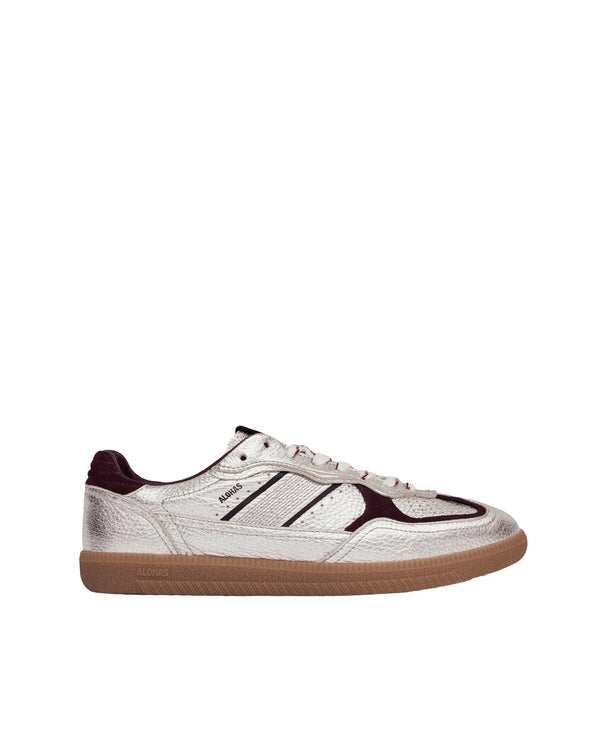 Low-Top Sneakers Tb.490 Silver-Burgundy Grain Shimmer Silver/burgundy Upper