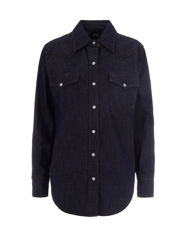 Shirt Western Indigo Organic Cotton