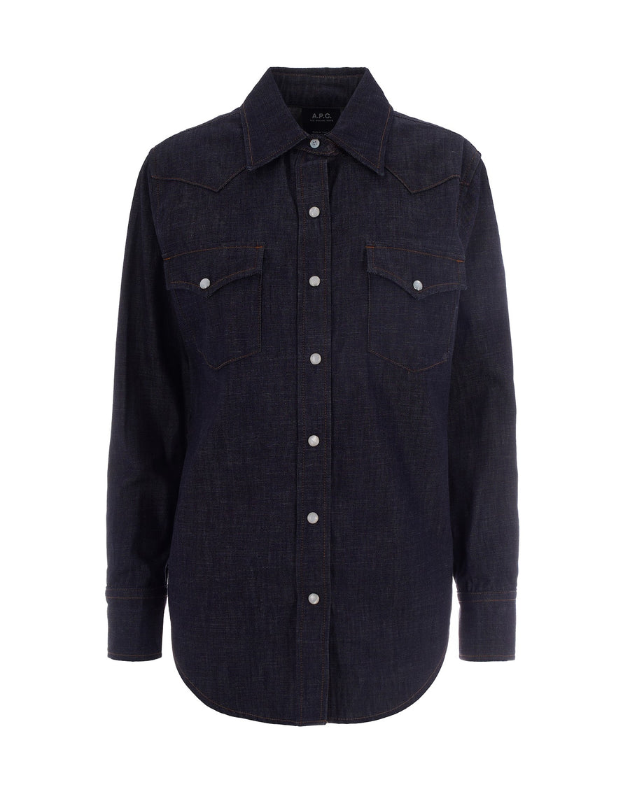 Shirt Western Indigo Organic Cotton