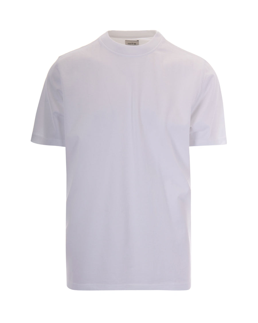 T-Shirt Big Logo Back White Cotton T-shirts