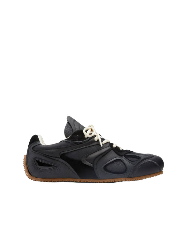 Sneakers Slow Runner Black-Gum Black/gum Upper: Leather Trainers