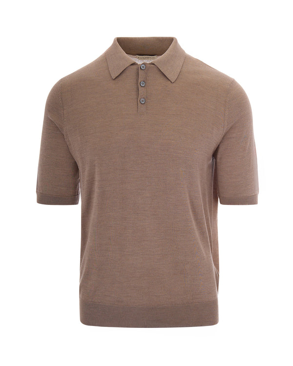 Polo Shirt Silk-Cashmere Barley Silk Cashmere