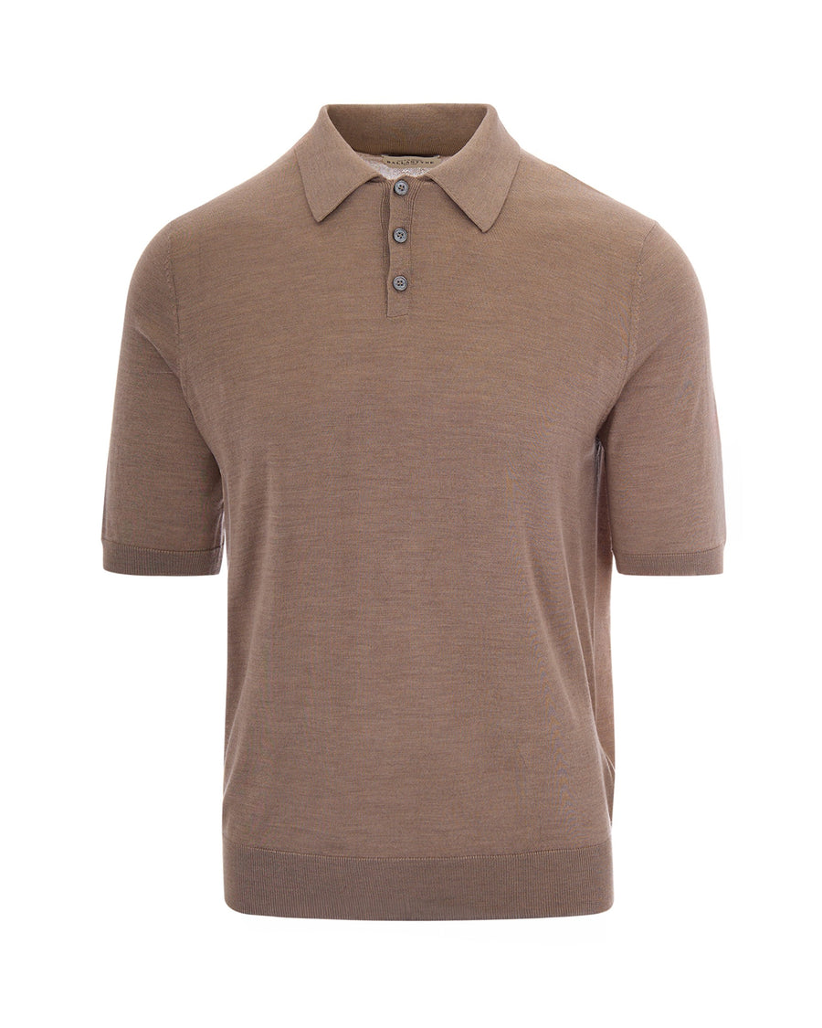 Polo Shirt Silk-Cashmere Barley Silk Cashmere