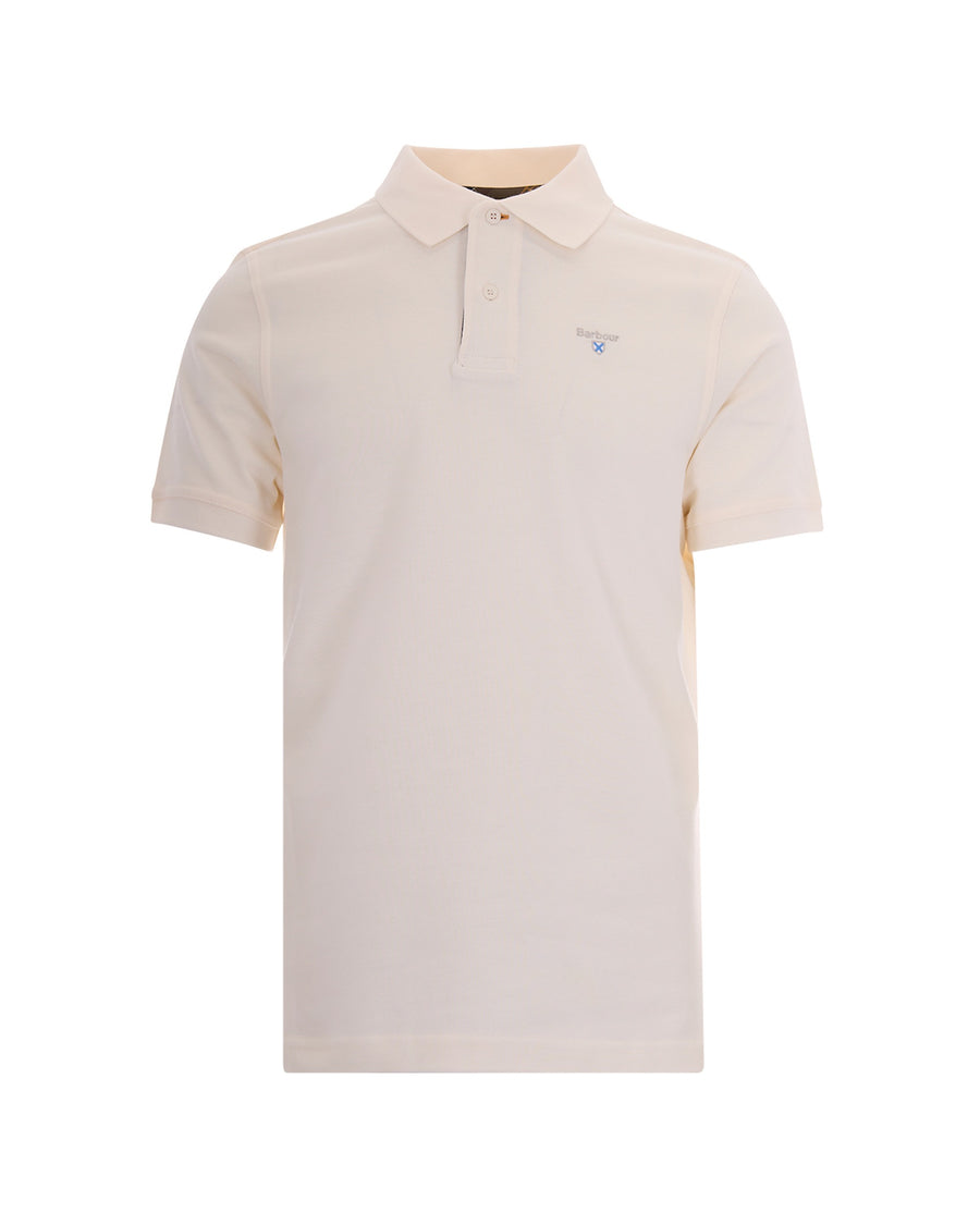 Polo Shirt Tartan Piquet Whisper White White/classic Cotton