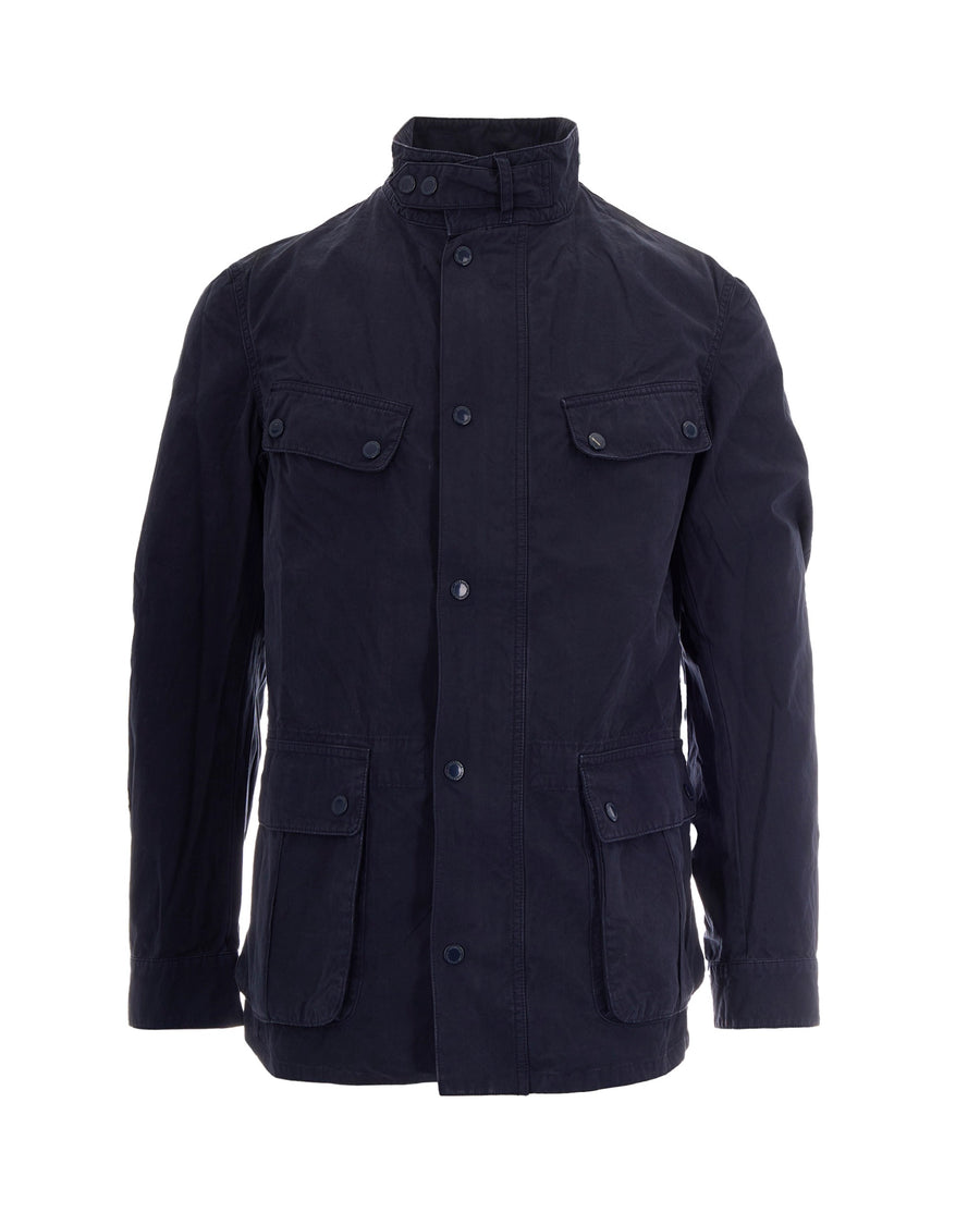 Casual Jacket Duke Navy Cotton