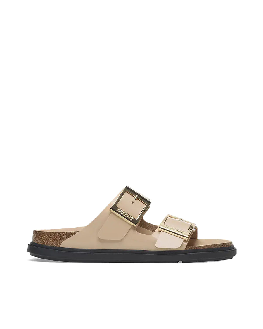 Sandals Arizona Patent Leather Neutral Tones Natural Leather/eva Slippers