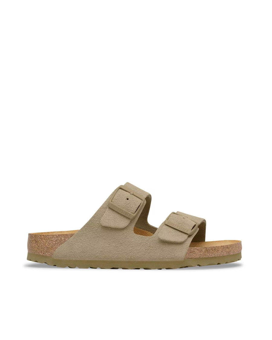 Slides Arizona Khaki Suede Slippers