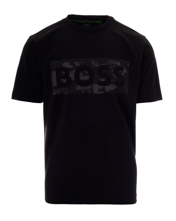 T-Shirt Logo Grafico Black Cotton T-shirts