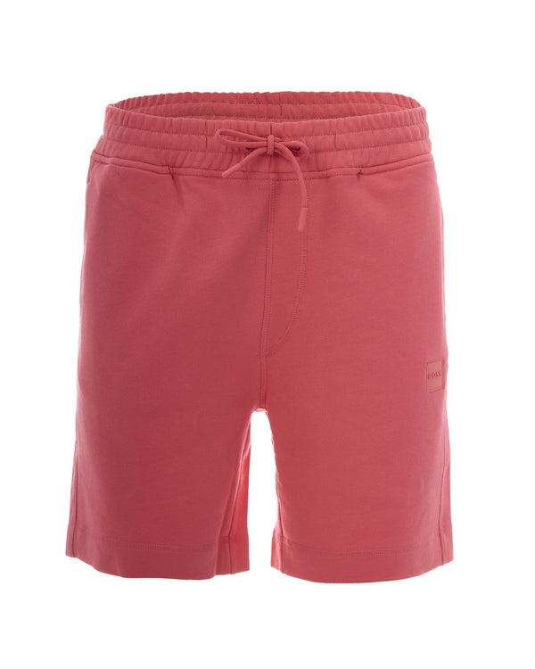 Bermuda Shorts Terry Light Pastel Red Light/pastel Cotton