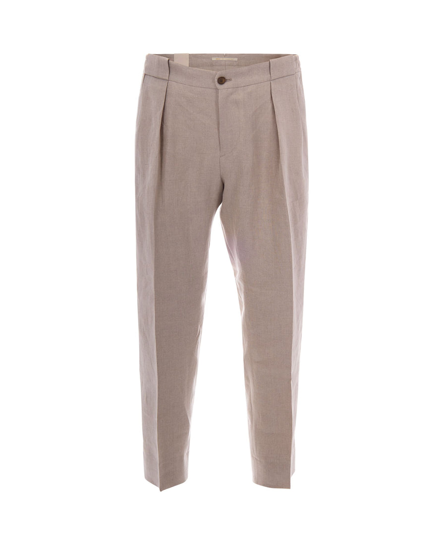 Trousers Portobello Beige Linen