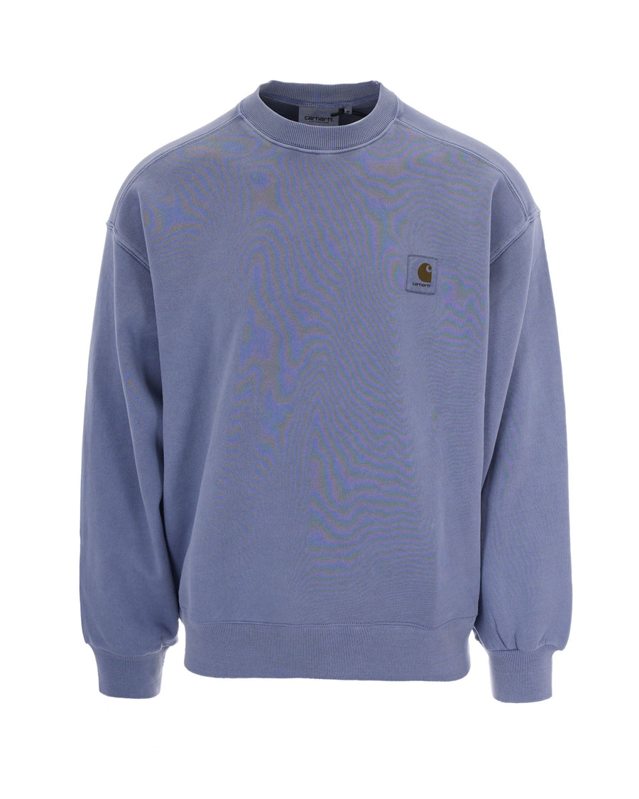 Sweatshirt Nelson Gentle Blue Cotton Sweatshirts
