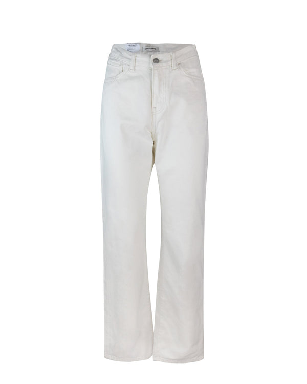 Trousers Noxon White Cotton 'smith' Denim