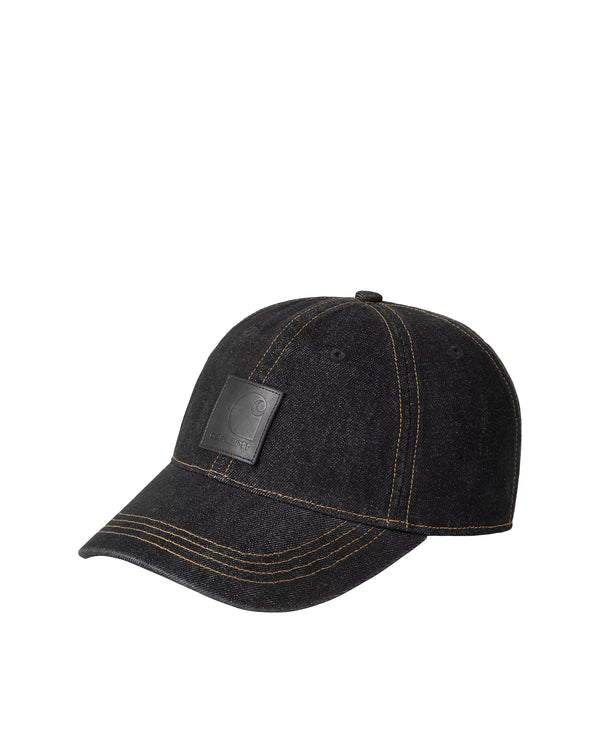 Cap Lincoln Black Denim Cotton Hat