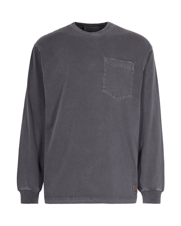 T-Shirt Torion Pocket Black Black/grind Washed Organic Cotton T-shirts