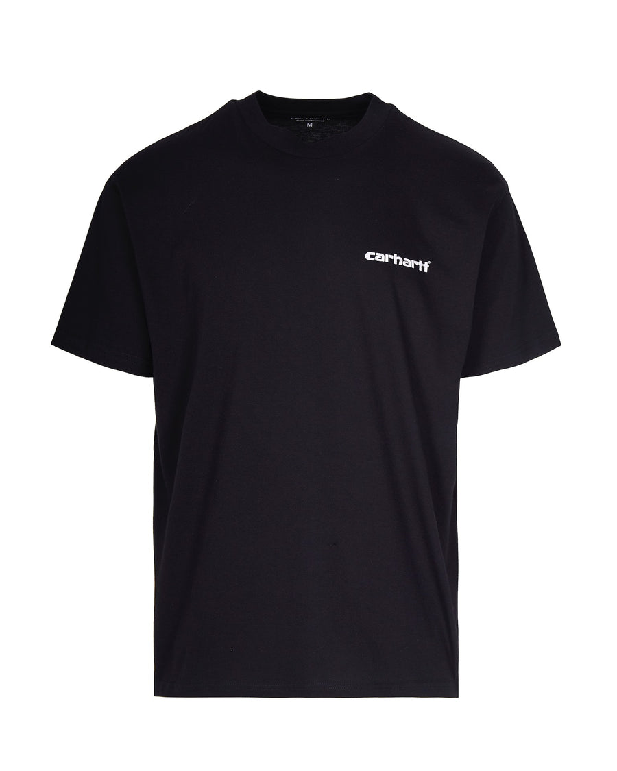 T-Shirt Archive Lines Black Organic Cotton Single Jersey T-shirts