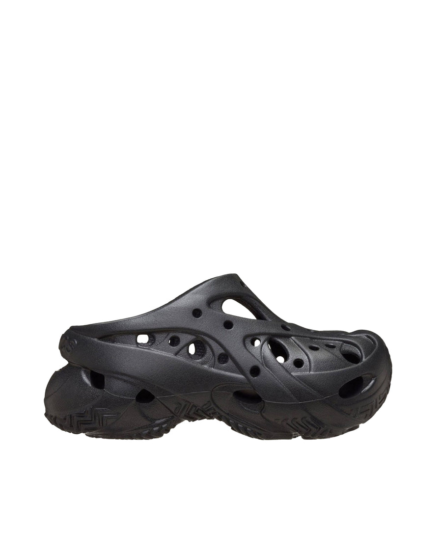 Caged Clog Black Slippers