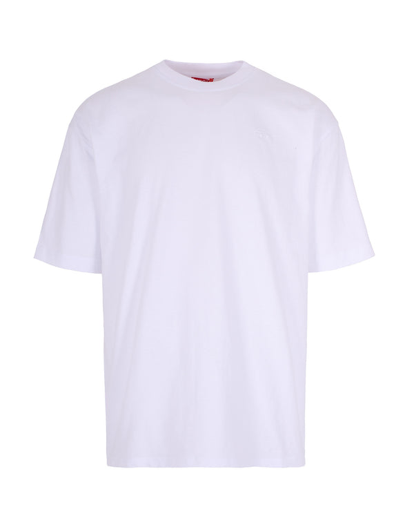 T-Shirt Boggy Megoval-D White Cotton T-shirts