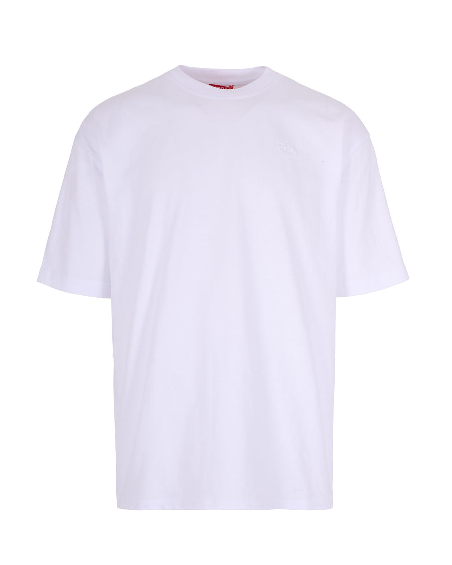 T-Shirt Boggy Megoval-D White Cotton T-shirts