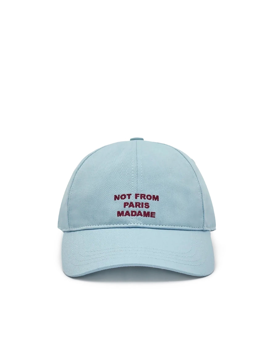 Baseball Cap Slogan Blue Cotton Hat