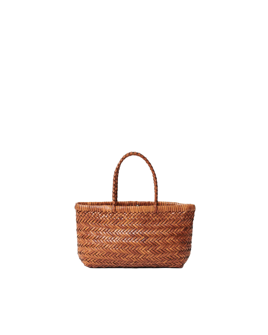 Handbag Mini Flat Gora Tan Buff Calf Leather Handbags