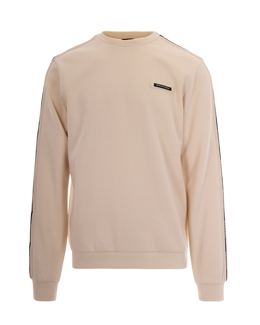Sweatshirt Logo Interlock Fog Polyester Sweatshirts