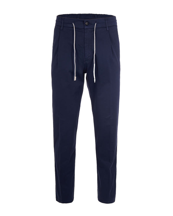 Jogger Trousers Blue Cotton