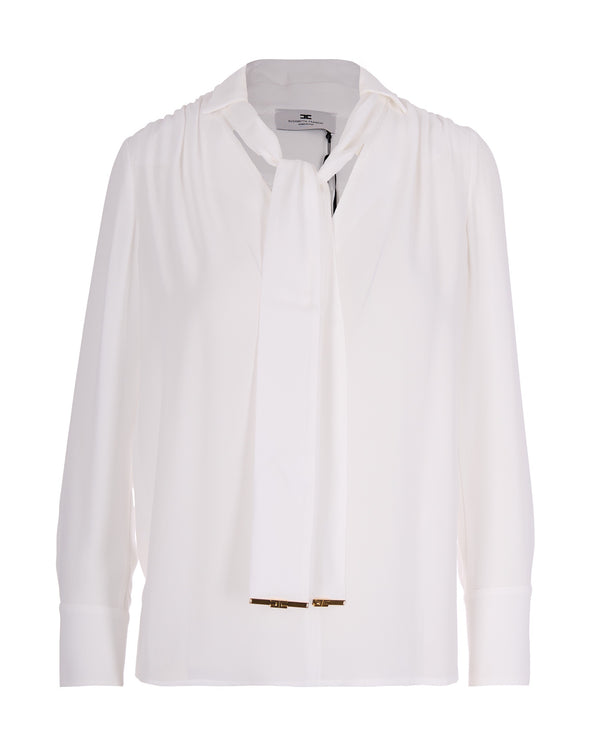 Shirt Georgette Ivory Viscose