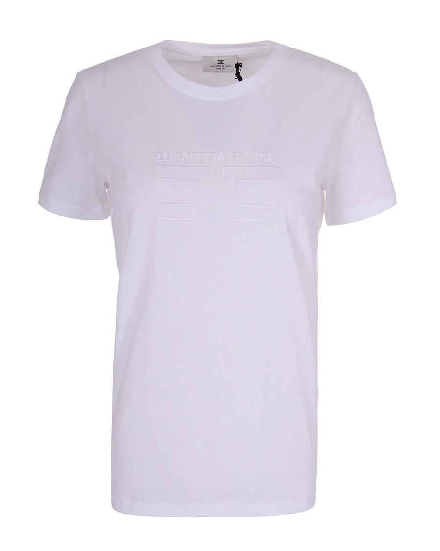 Crewneck T-Shirt Chalk Cotton Jumpers
