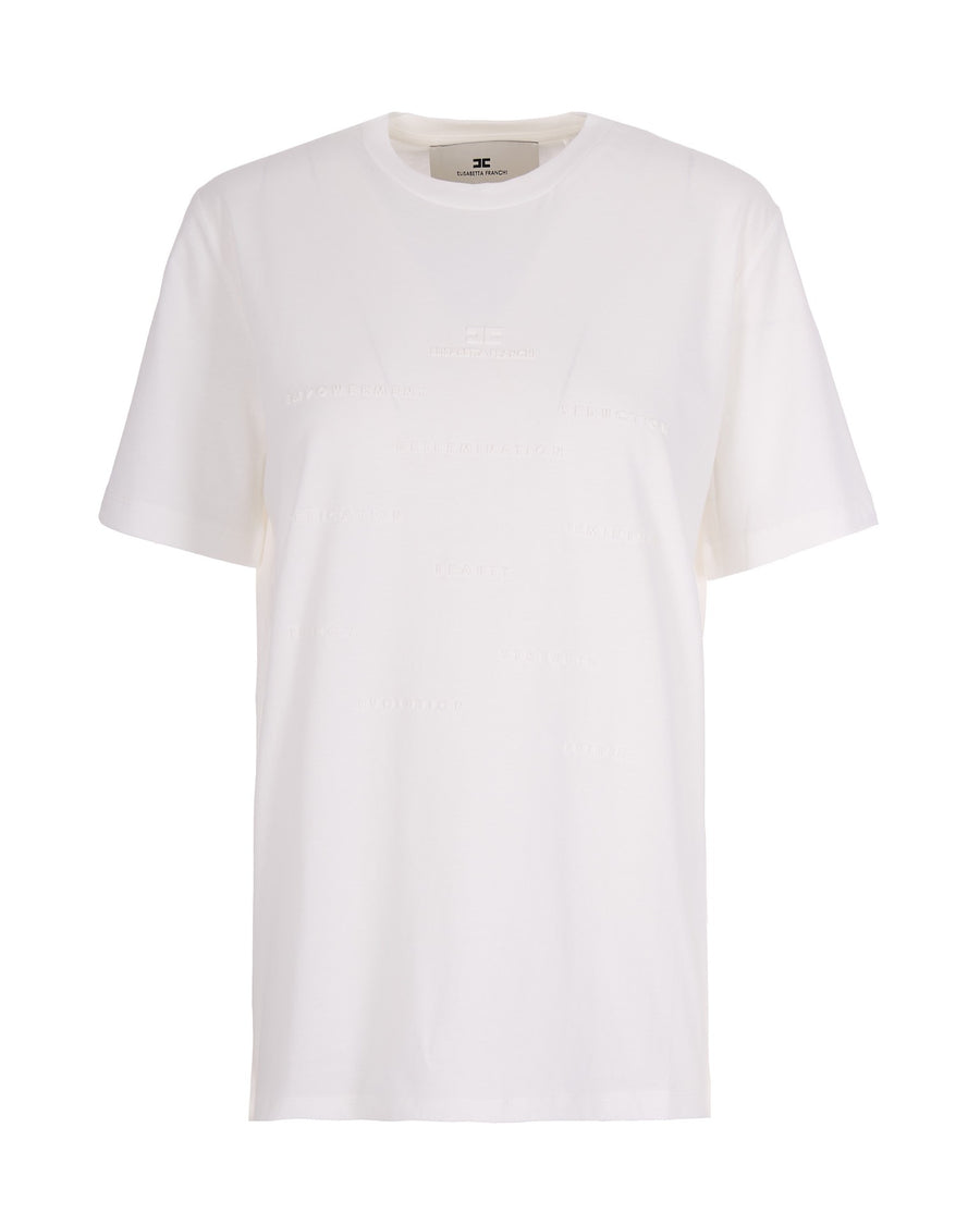 T-Shirt Crew-Neck Chalk Main: Cotton; Insert: Cotton T-shirts & Jerseys