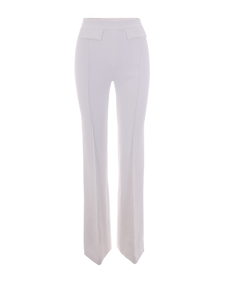 Trousers Ivory Polyester