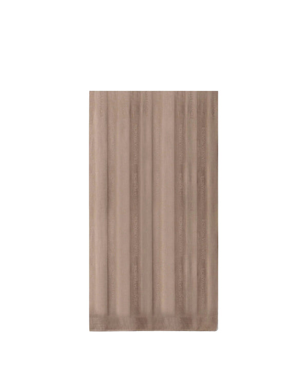 Square Foulard Striped Jacquard Clay Viscose Modal Scarf