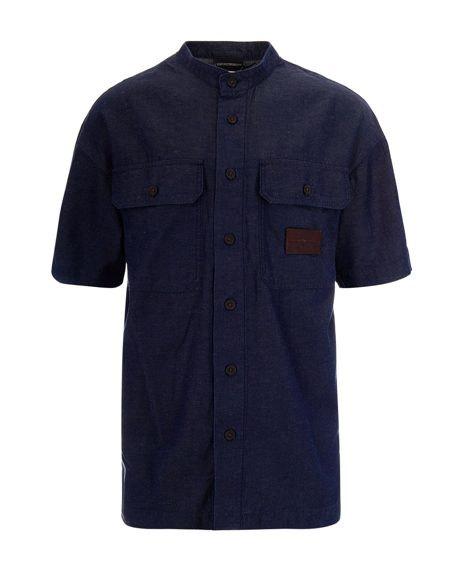 Shirt Chambray Blue Denim Lyocell