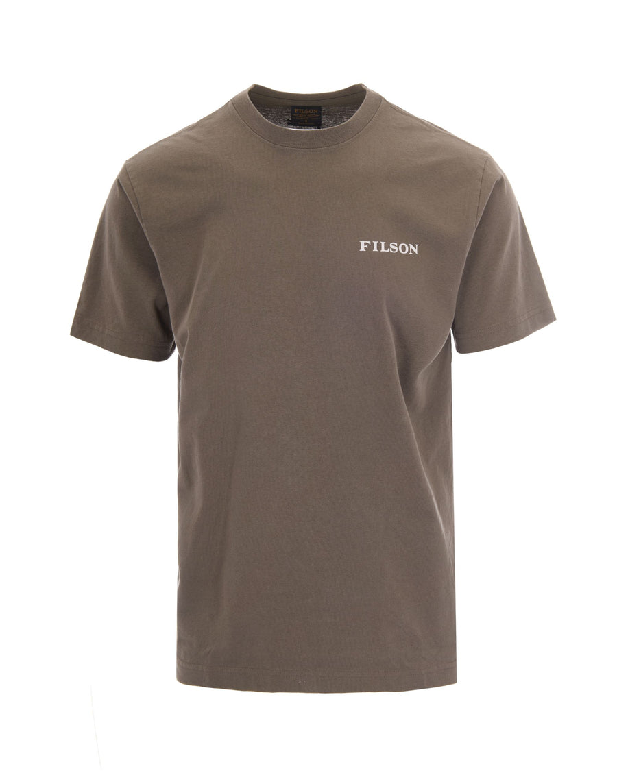T-Shirt Scenic Graphic Hawk Brown Cotton T-shirts