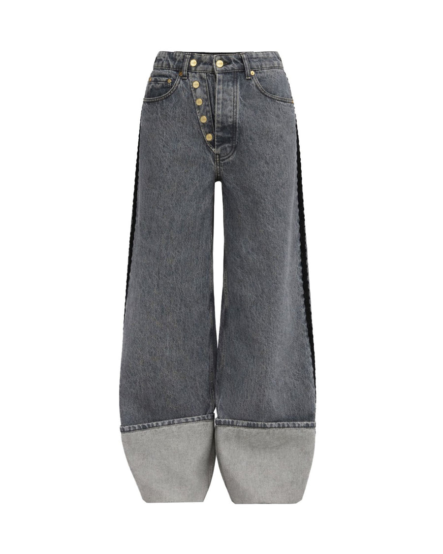 Jeans Double Fly Slate Grey Organic Cotton