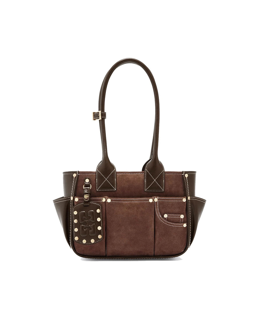 Shoulder Bag Posy Small Chicory Coffee Leather