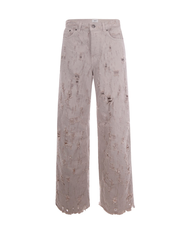 Oversize Jeans Bethany Grey Cotton