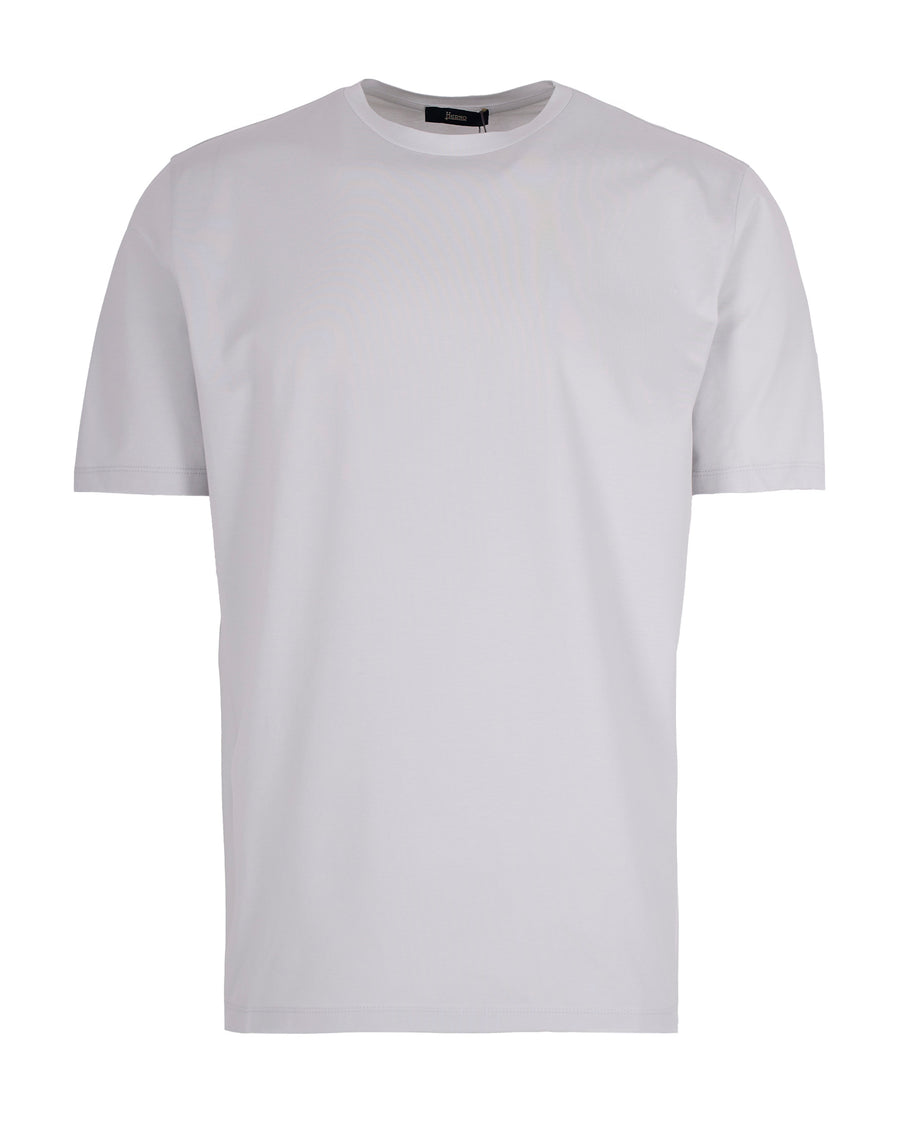 T-Shirt Jersey Pearl Grey Cotton Elastane T-shirts