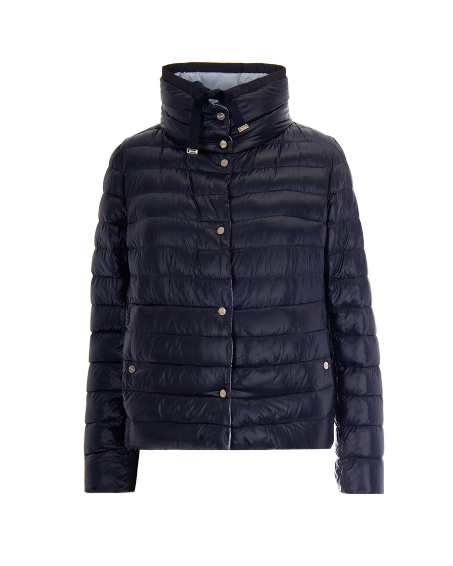 Reversible Puffer Jacket Dark Blue