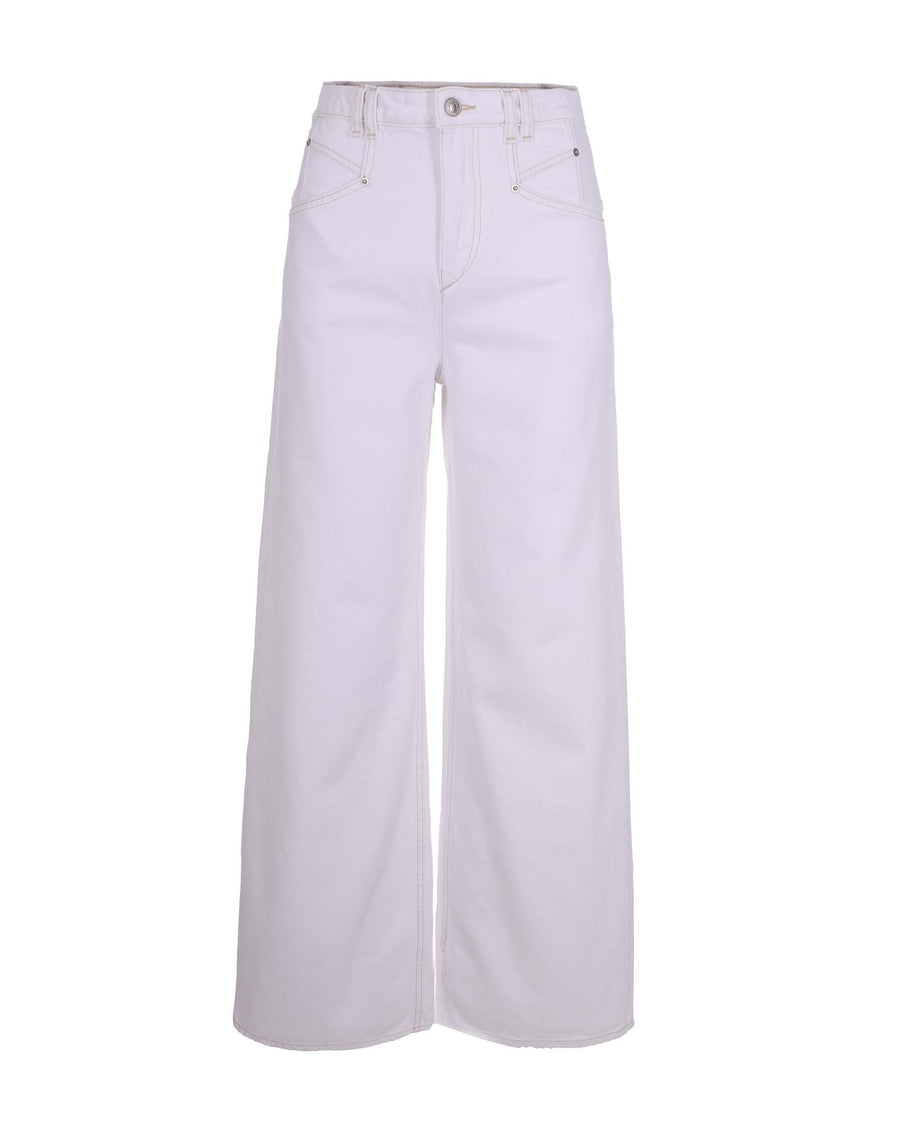 Jeans Lemony White Cotton