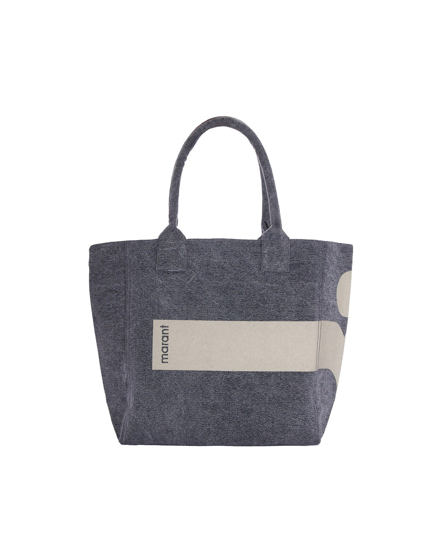 Tote Bag Yenky Faded Black Cotton Handbags