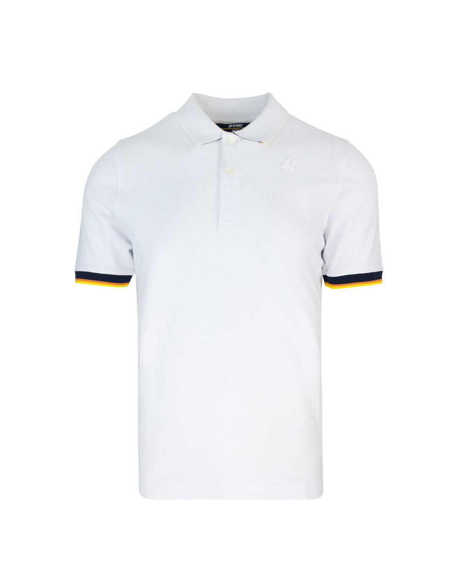Polo Shirt Vincent White Cotton