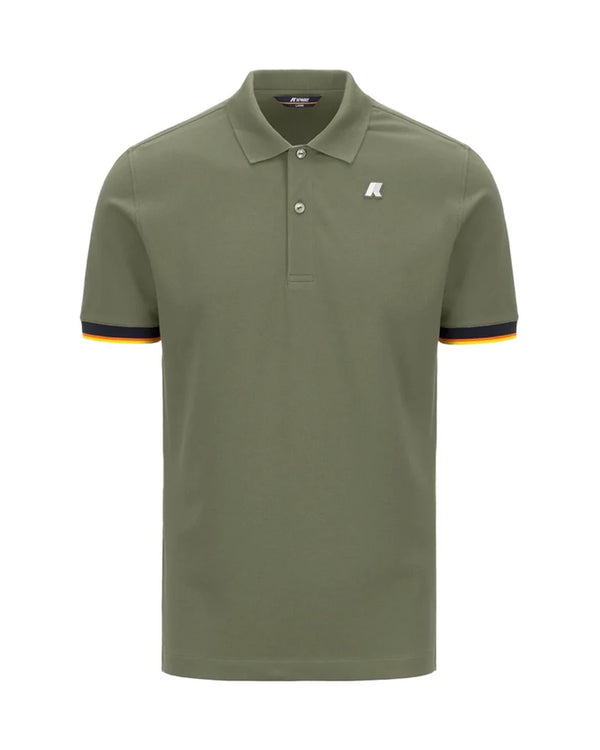 Polo Vincent Green Lichen Cotton Shirts
