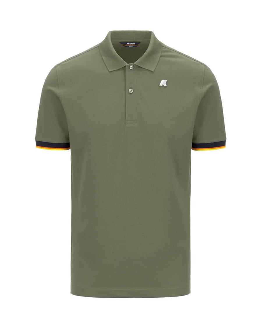 Polo Vincent Green Lichen Cotton Shirts