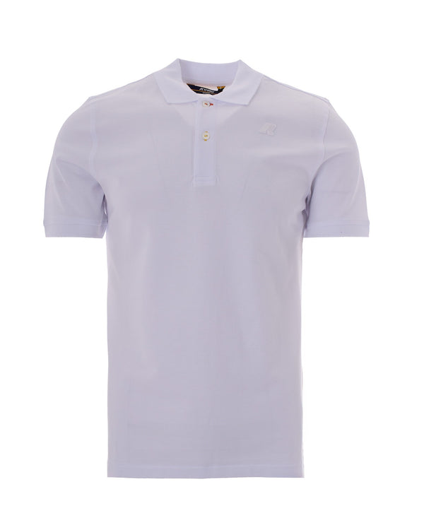 Polo Shirt Vinnie White Cotton
