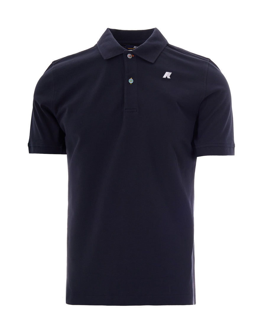Polo Shirt Vinnie Blue Depth Cotton